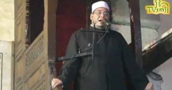 إمام وخطيب الجامع الأزهر الشيخ متولي الصعيدي