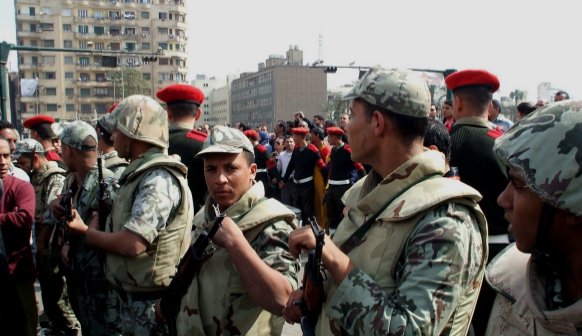 عناصر من الجيش المصري