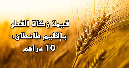 زكاة الفطر بإقليم طانطان