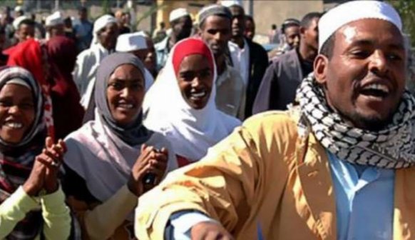 اتحاد الشباب الإثيوبي يشارك في مظاهرة لمناهضة التطرف الديني