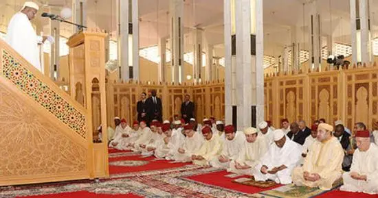 أمير المؤمنين والرئيس المالي صلاة الجمعة بباماكو