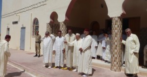 افتتاح مسجد وزاوية الطريقة العلوية بالعيون