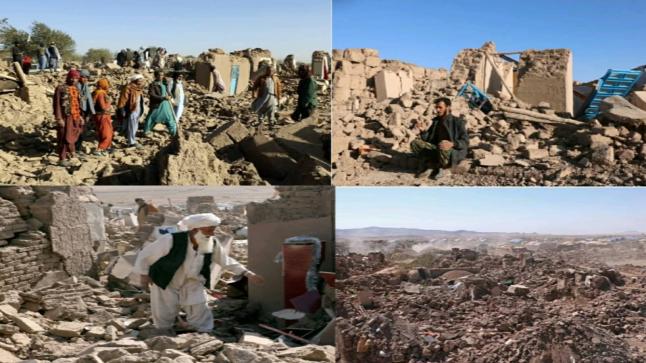 بعد زلزال ولاية بکتيا زلزال جديد يهدد ولاية هرات وينشر الرعب ويبعث اليقظة من جديد في أفغانستان وجنوب آسيا