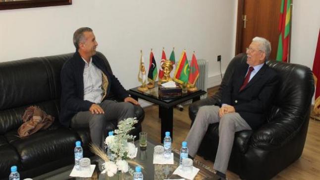 الأمين العام لاتحاد المغرب العربي يستقبل محمد عمراوي