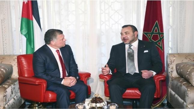 الإعلام الأردني يؤكد أن الملك محمد السادس كان أول قائد يتصل بالعاهل الأردني
